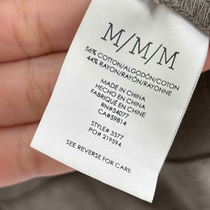Size M CABI Gray Velour Blazer