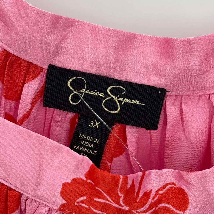 Size 3X Jessica Simpson Pink Shirt