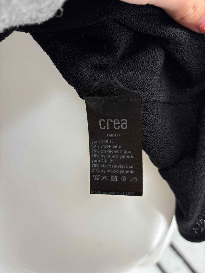 Size S Black Print Sweater