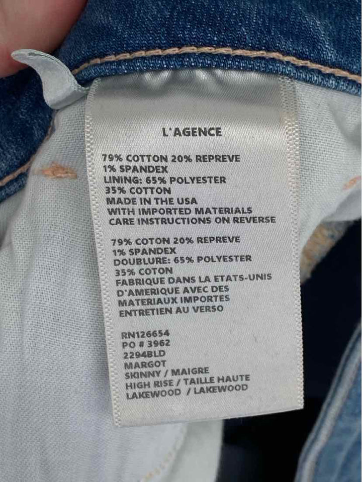 Size 29 L'AGENCE Denim Jeans