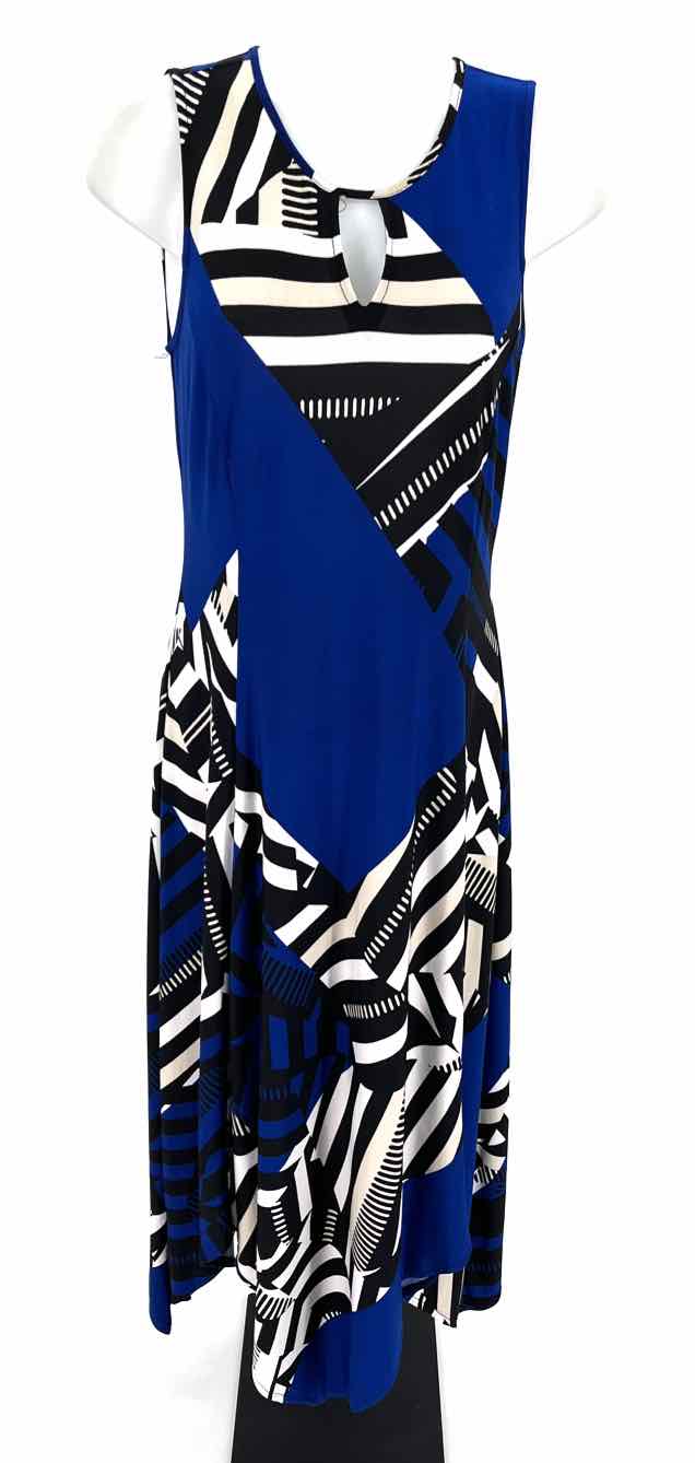 Size M Chico's Blue Print Dress