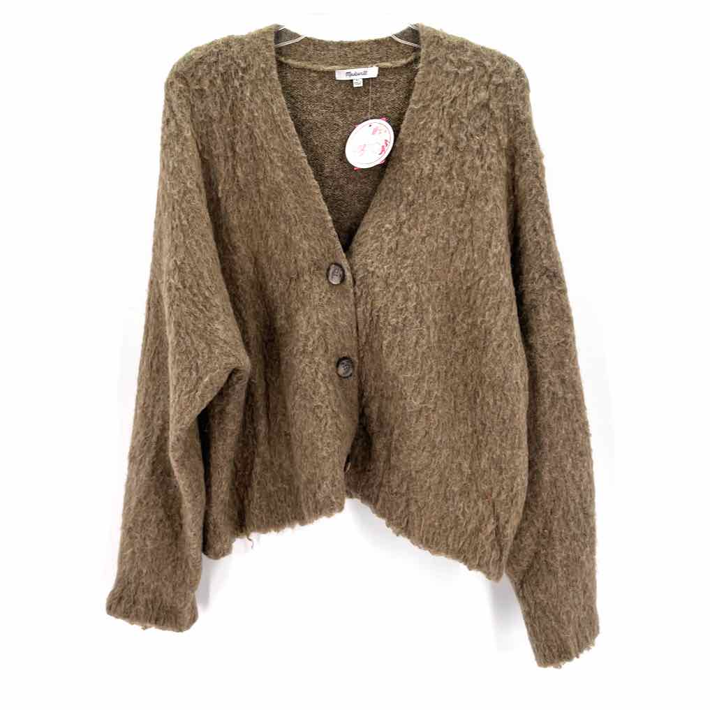 Size XL MADEWELL Brown Cardigan