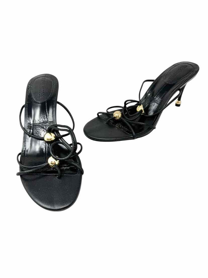 Shoe Size 6.5 Steve Madden Black Leather Sandals