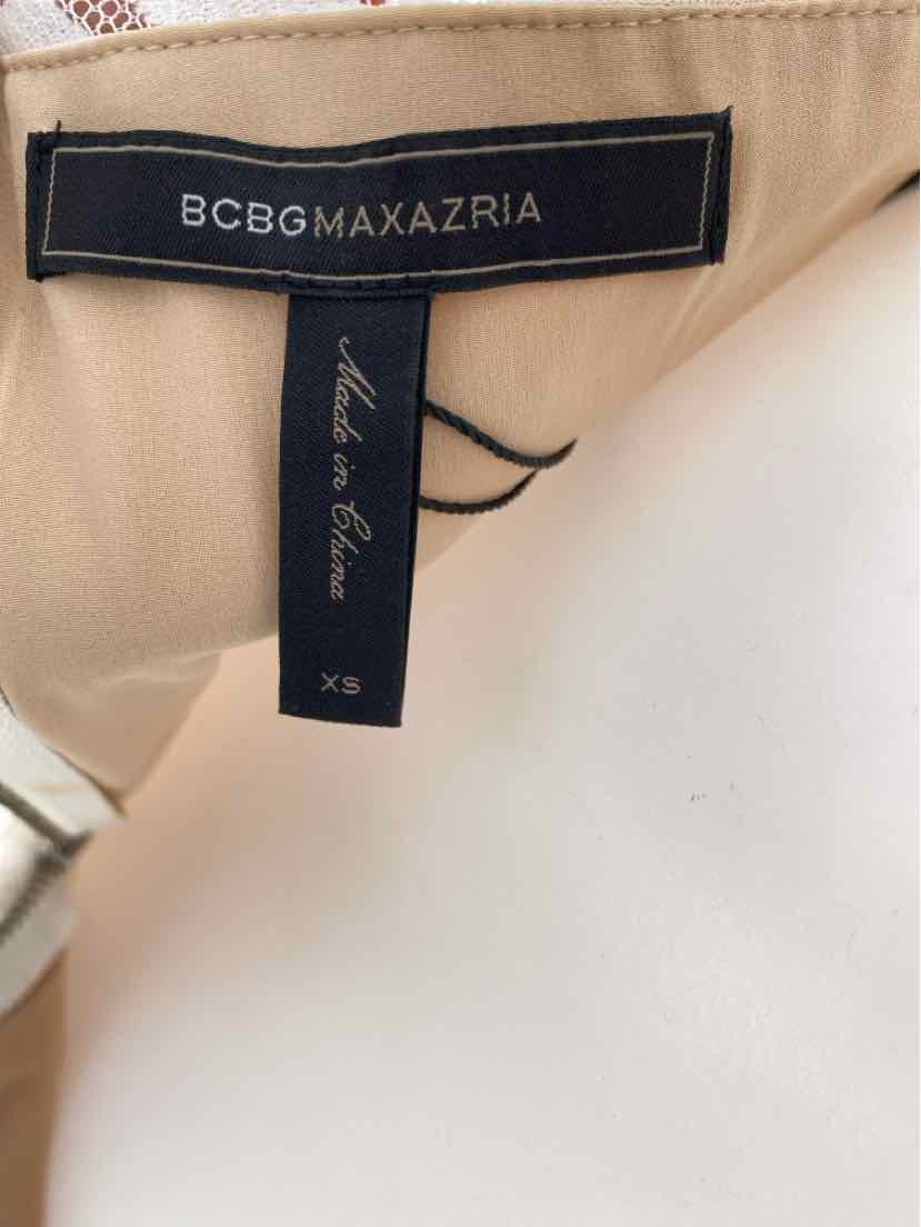 Size XS BCBG White Lace Shirt