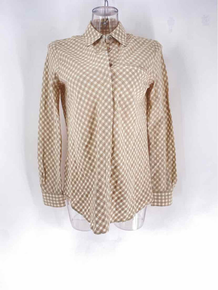 Size Petite LAFAYETTE Tan Shirt