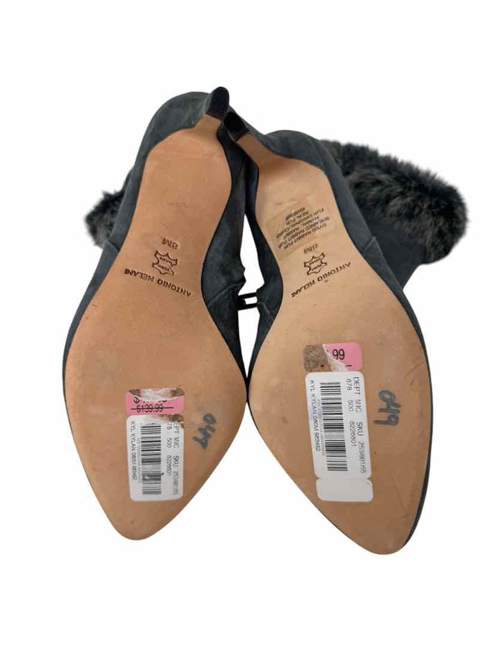 Shoe Size 8 ANTONIO MELANI Gray Boots