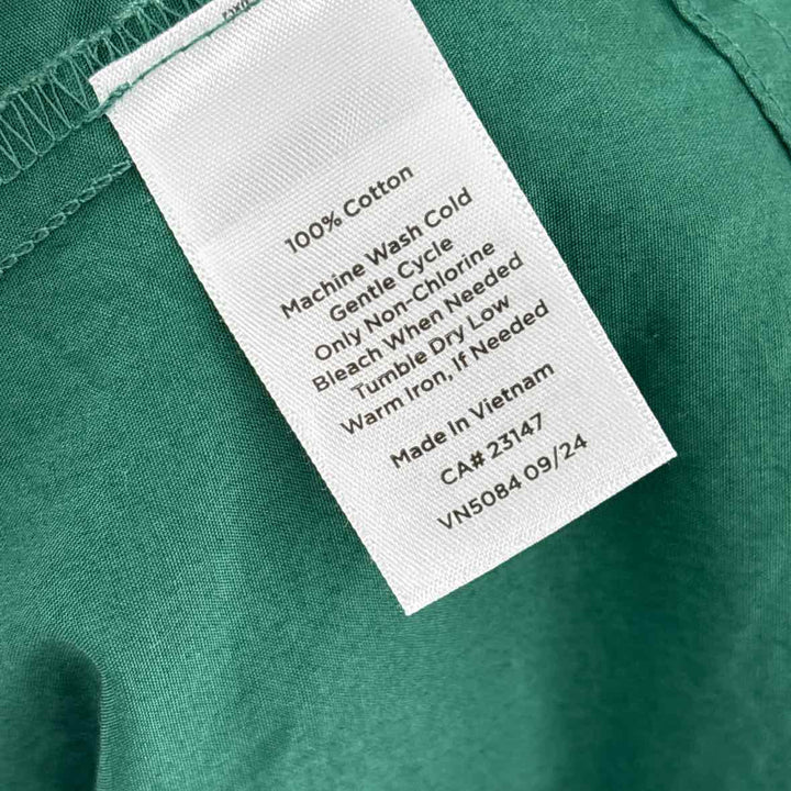 Size XL Talbots Green Cotton Skirt