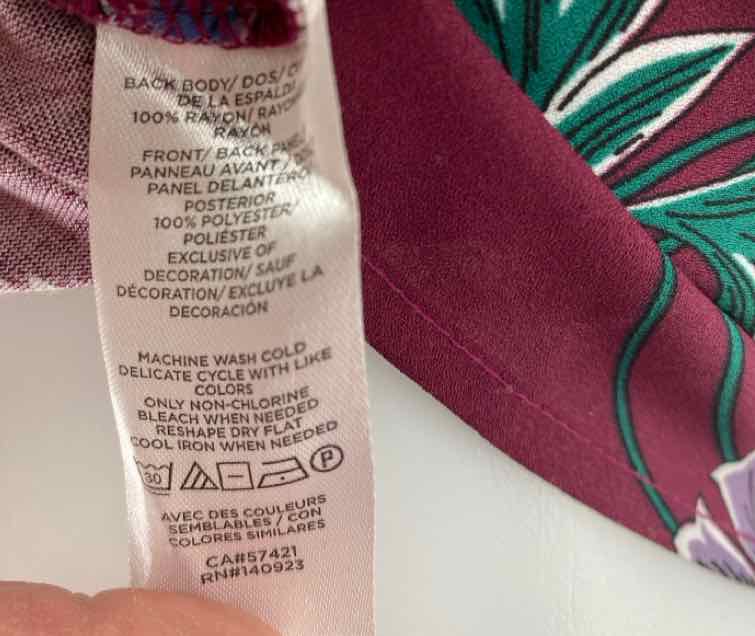 Size M Ann Taylor Purple Shirt