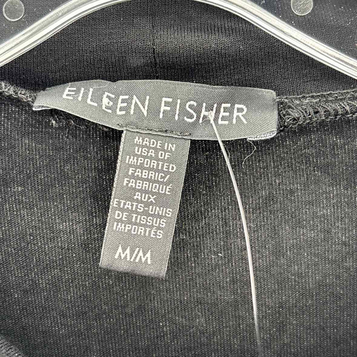 Size M Eileen Fisher Black Dress