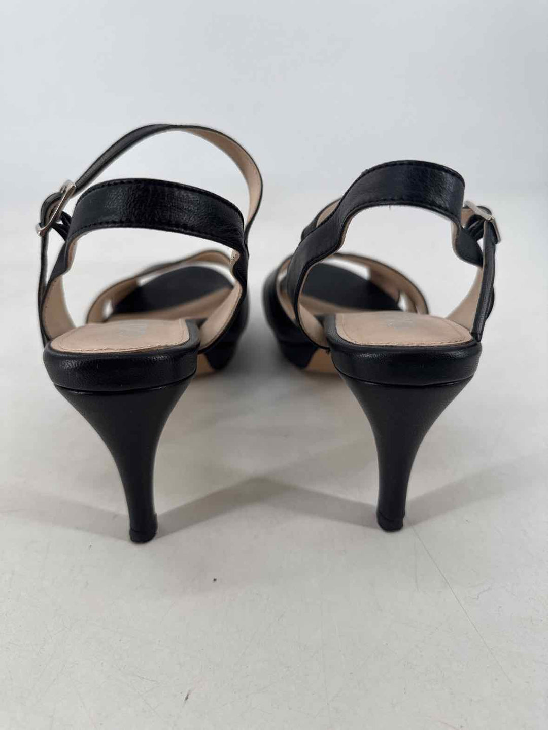 Shoe Size 41.5 CALIA Black Leather Sandals