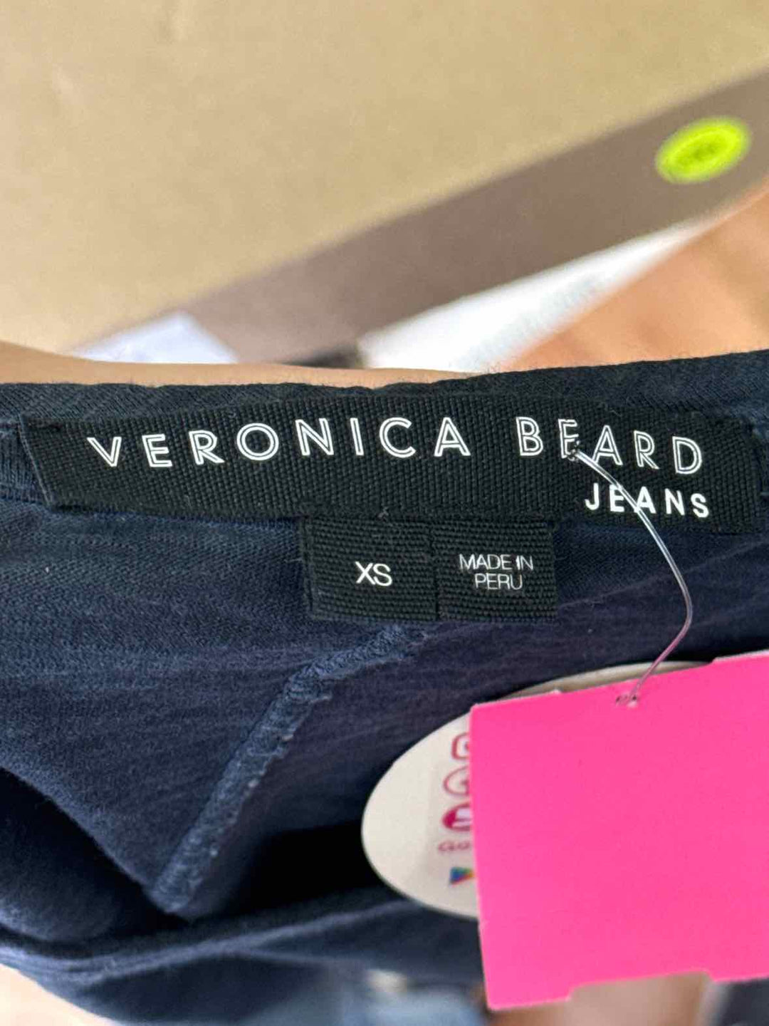 Size XS VERONICA BEARD Navy Shirt