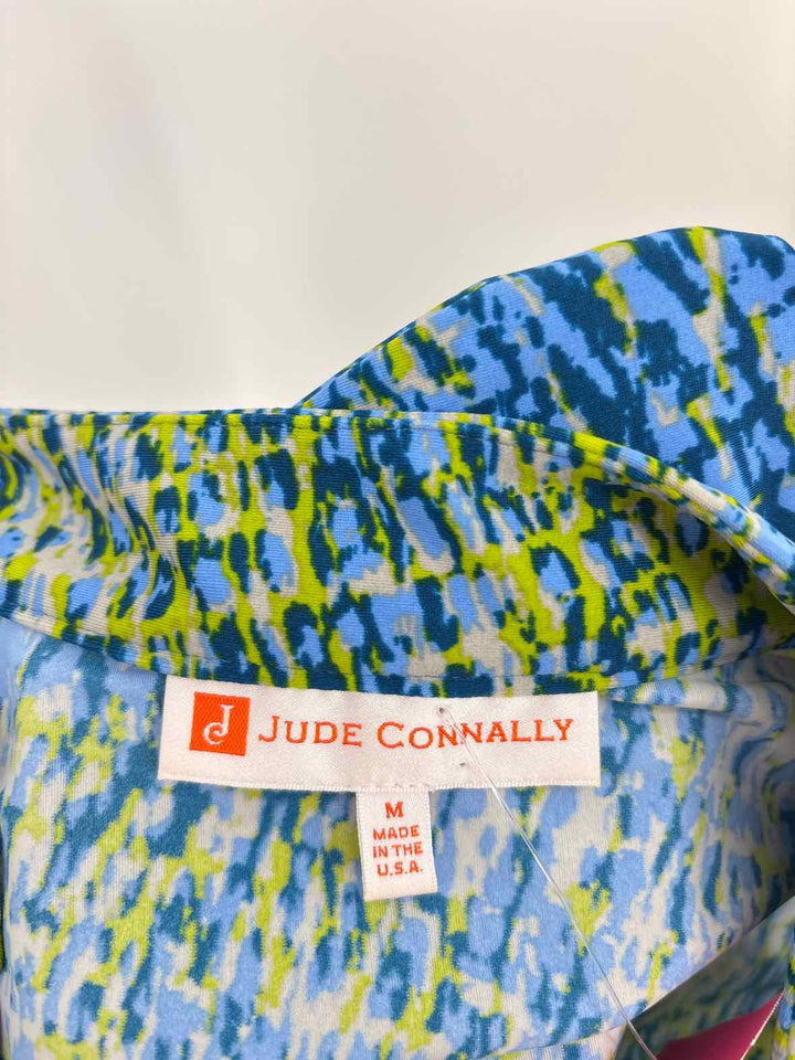 Size M Blue Print Shirt
