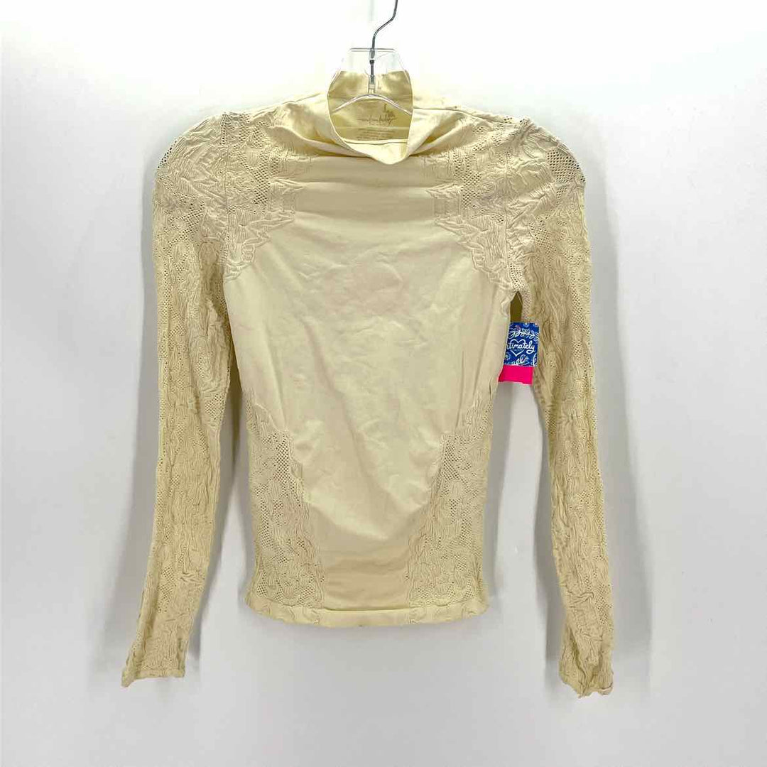 Size S FREE PEOPLE Ivory Shirt