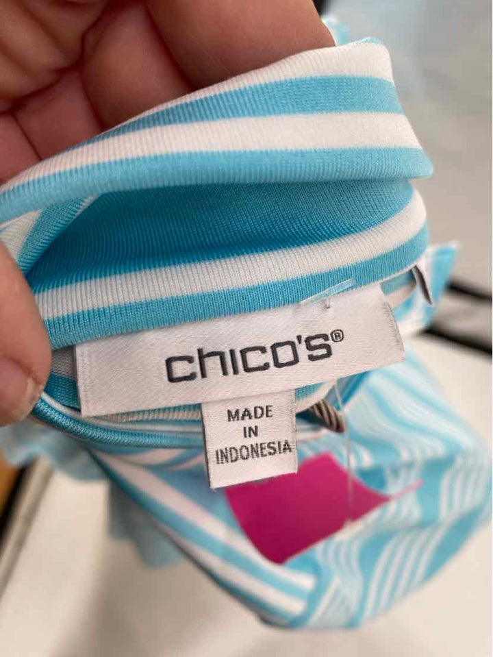 Size XL Chico's Blue Shirt