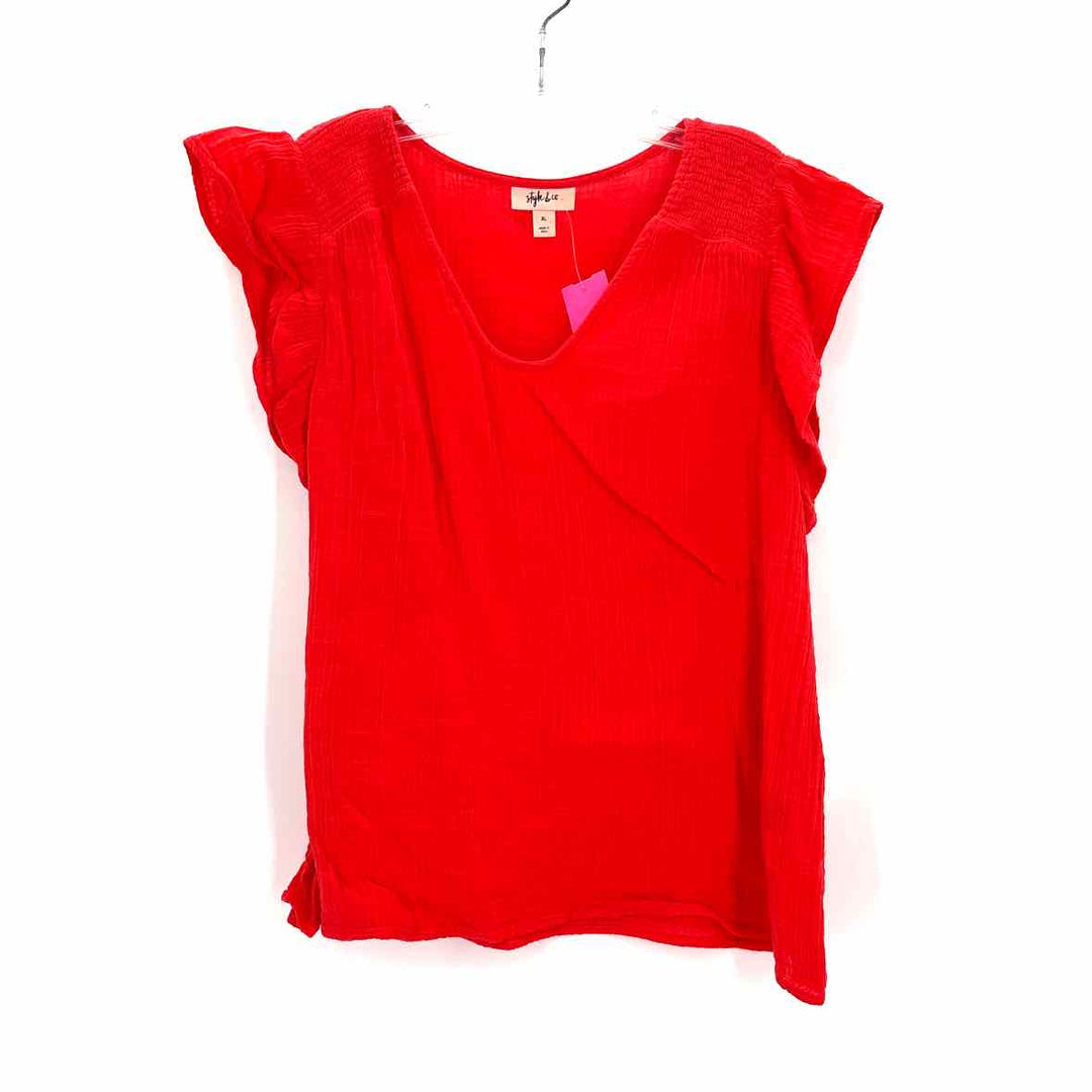 Size XL Style & Co Orange Shirt