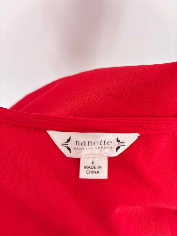 Size 6 NANETTE LEPORE Red Dress