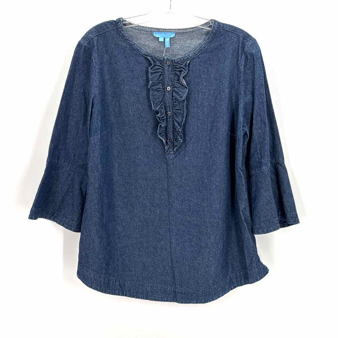 Size L DRAPER JAMES Blue Denim Shirt