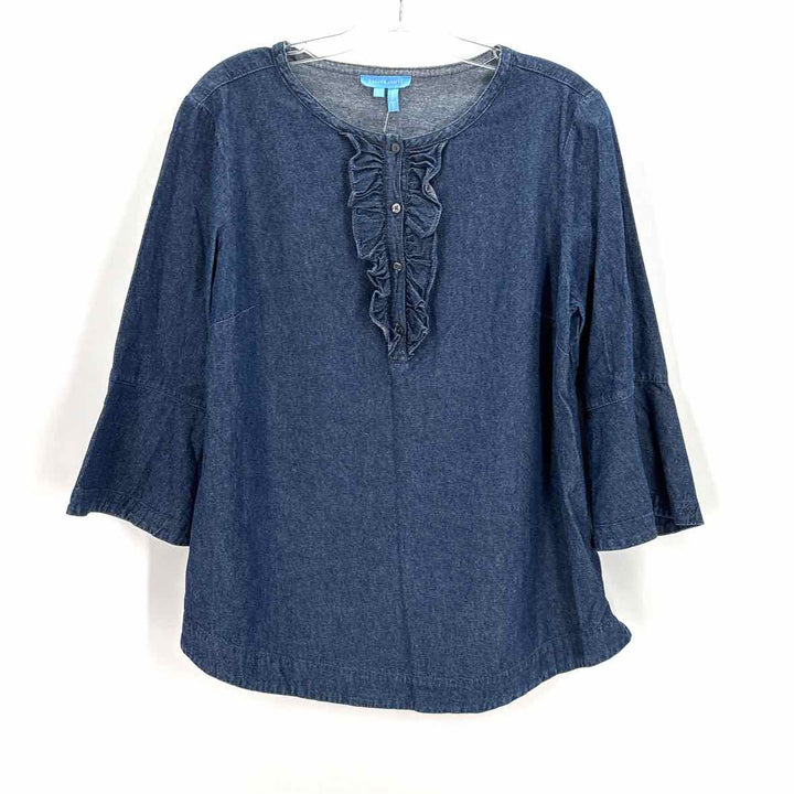 Size L DRAPER JAMES Blue Denim Shirt