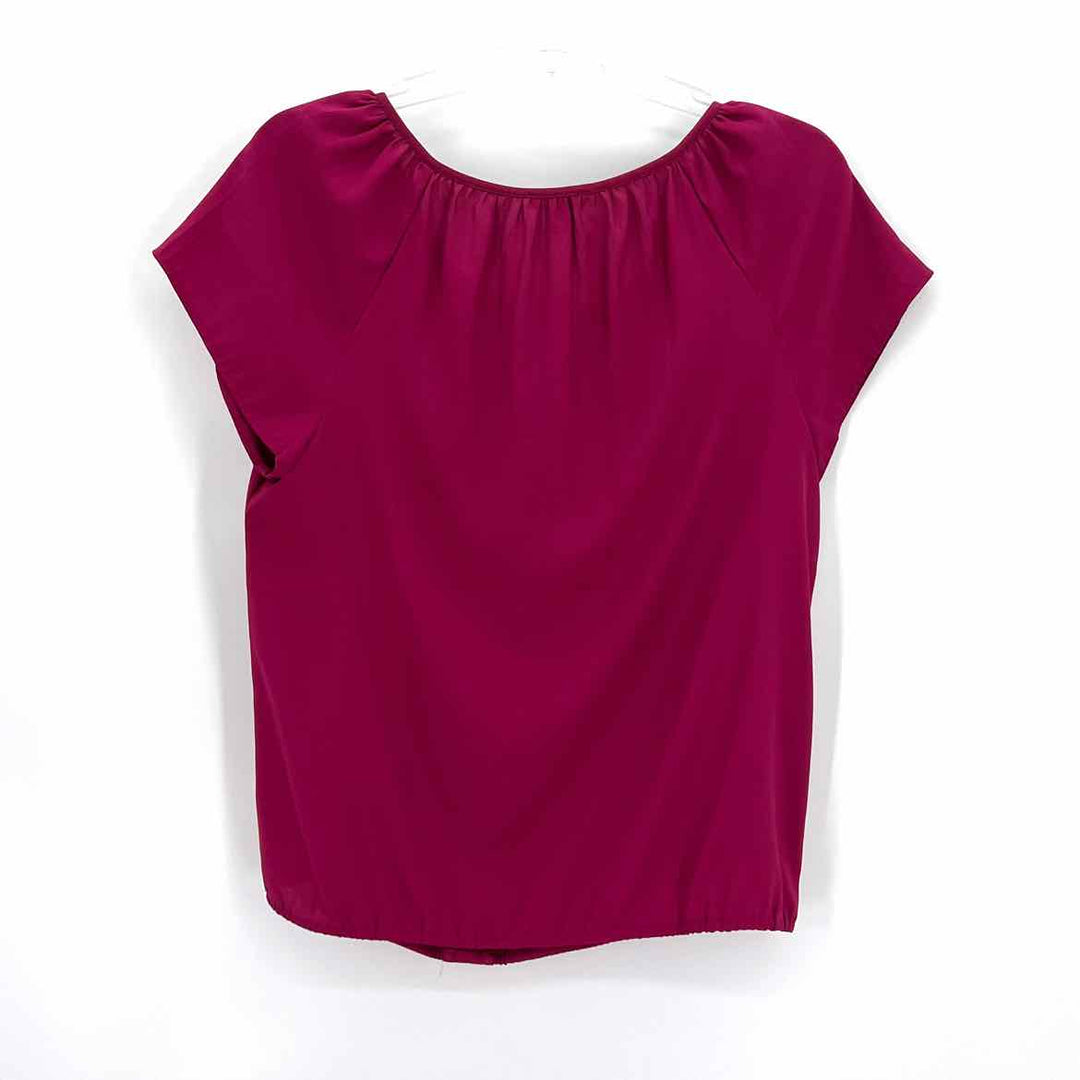 Size 6 Ann Taylor Purple Shirt