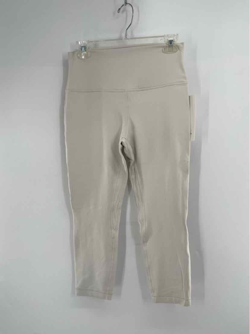 Size 10 Lululemon Ivory Capri