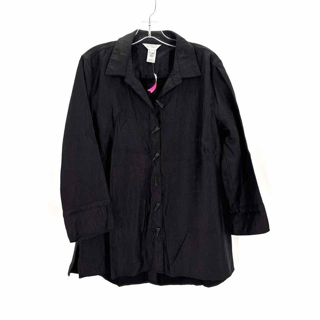 Size L MULTIPLES Black Shirt