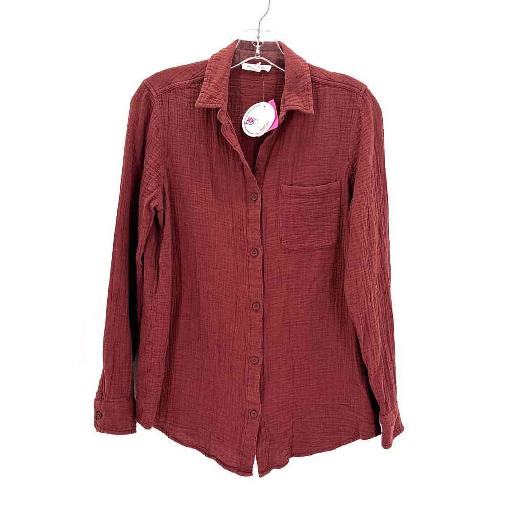 Size S BEACH LUNCH LOUNGE Brown Shirt