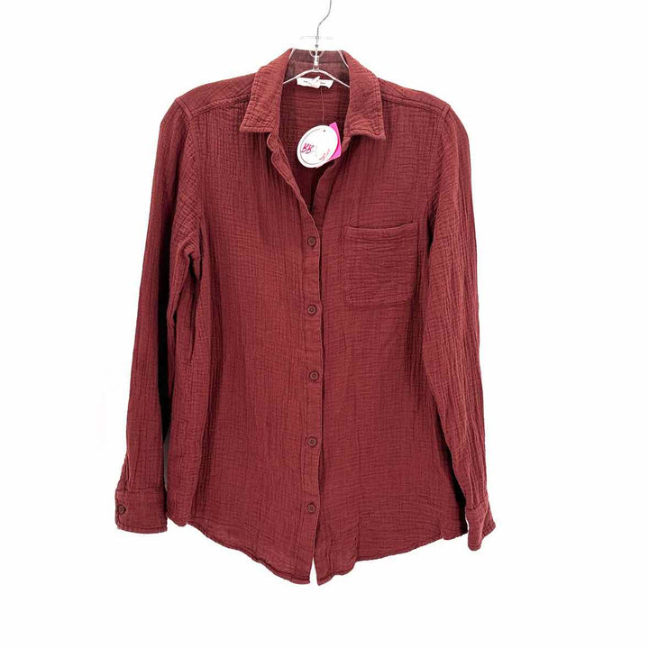 Size S BEACH LUNCH LOUNGE Brown Shirt