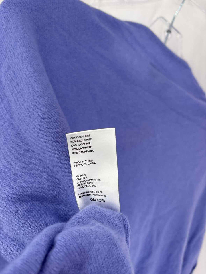 Size L Pilcro & the Letterpress Purple Sweater