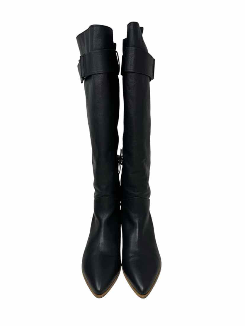 Shoe Size 39.5 Black Leather Boots