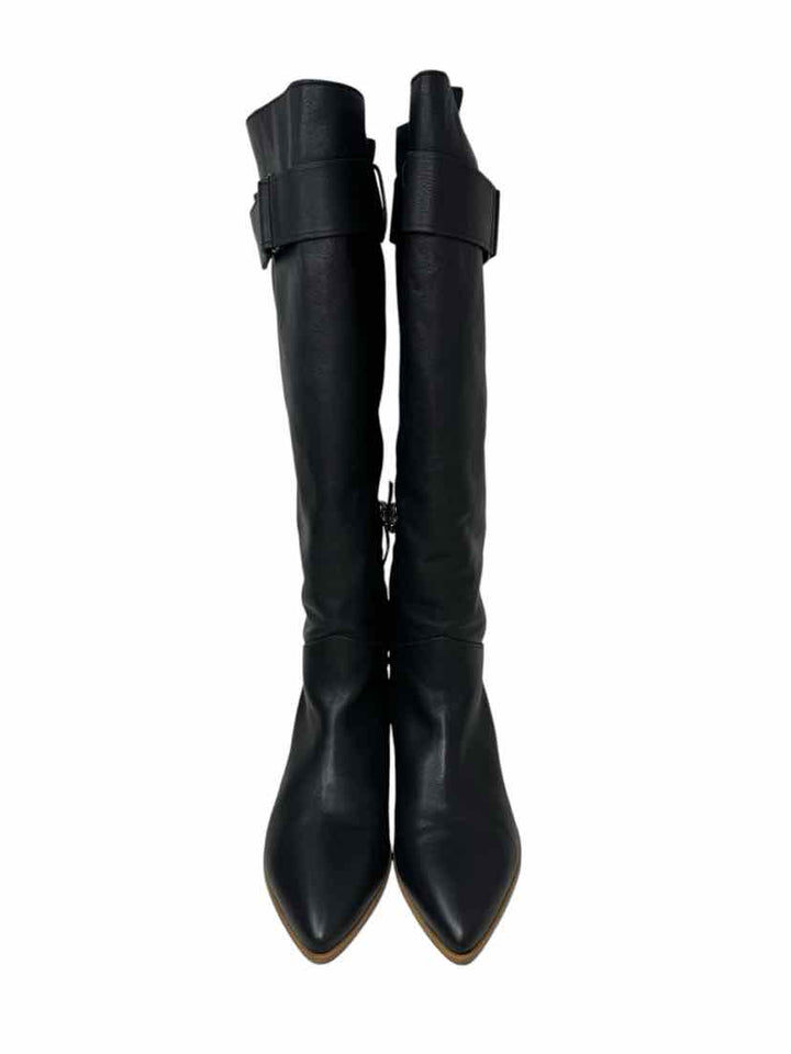 Shoe Size 39.5 Black Leather Boots