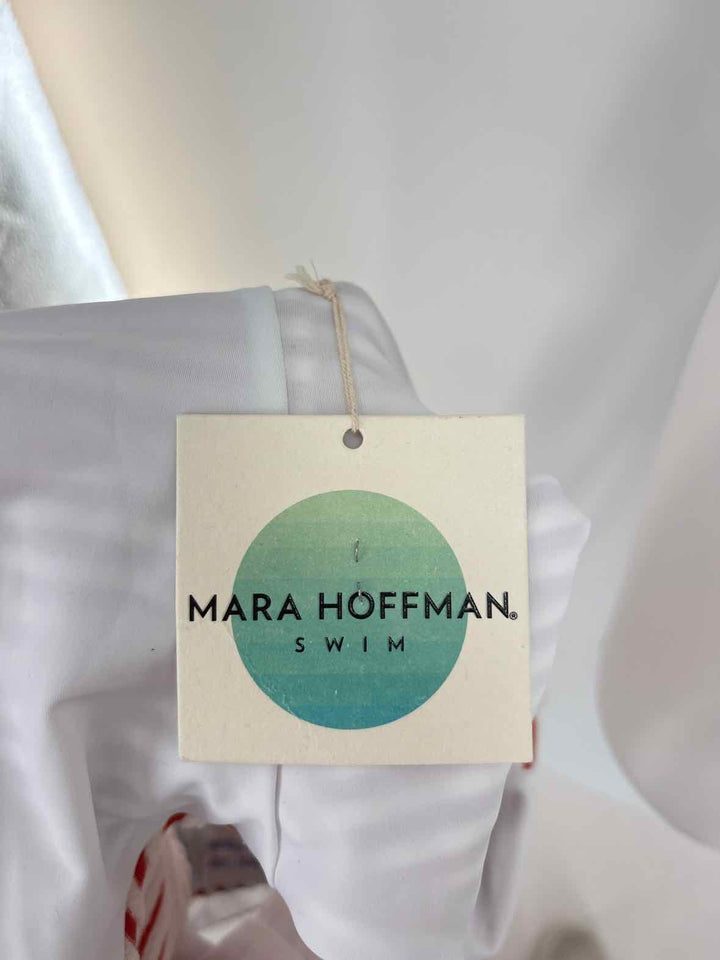 Size L Mara Hoffman White Swimsuit