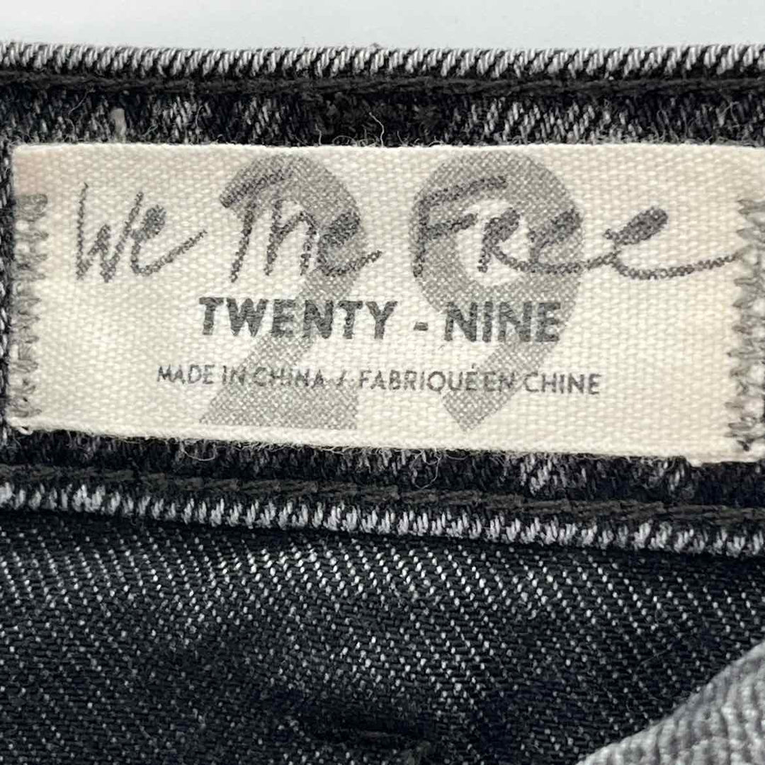 Size 29 WE THE FREE Black Denim Skirt