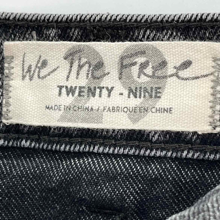 Size 29 WE THE FREE Black Denim Skirt