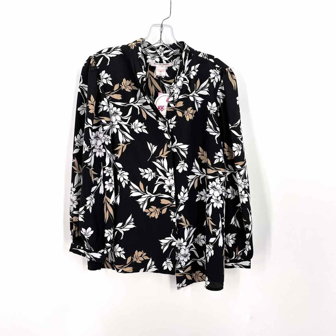 Size S Black Print Shirt