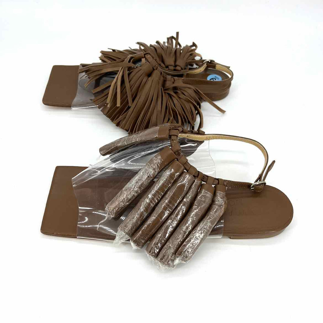 Shoe Size 37 Tan Leather Luxury - Sandals