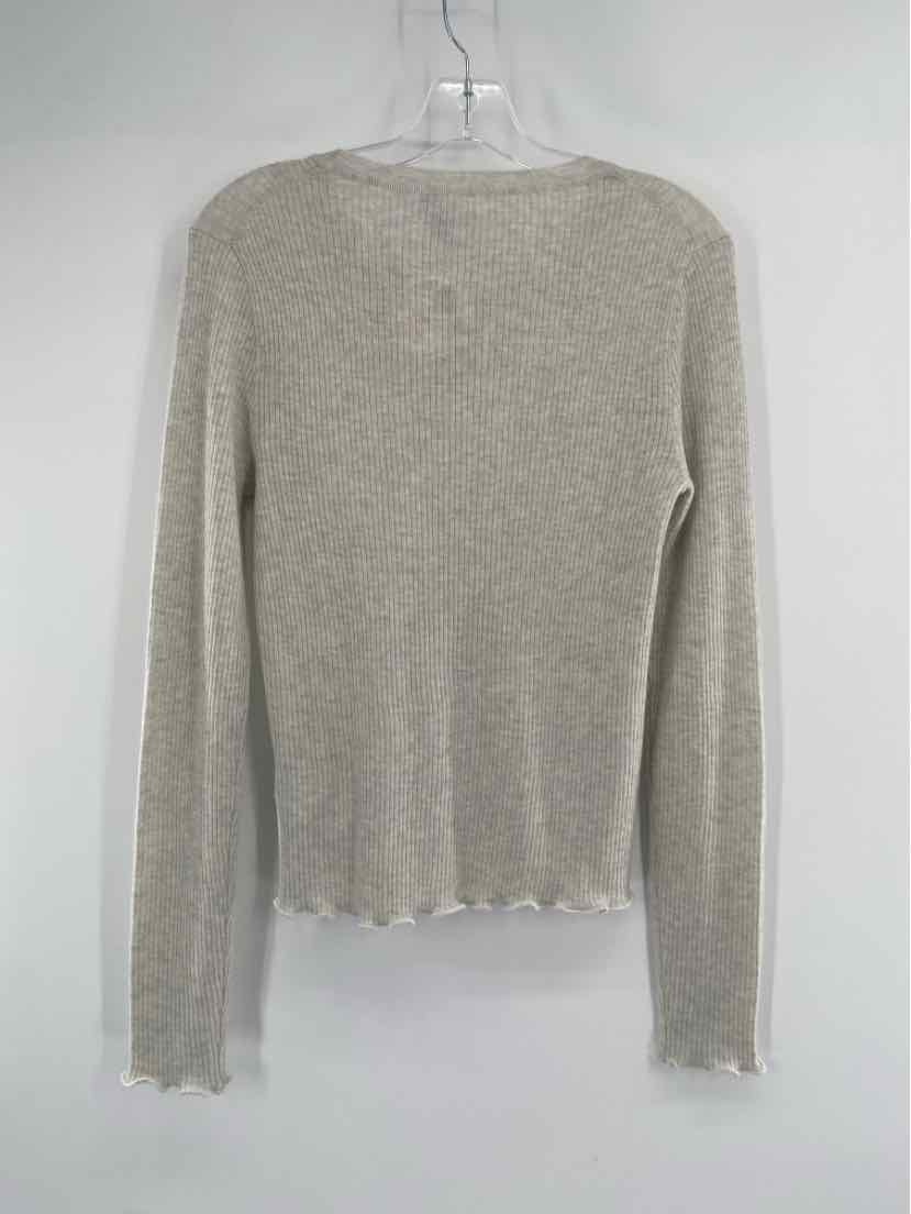 Size L J Crew Gray Cashmere Sweater