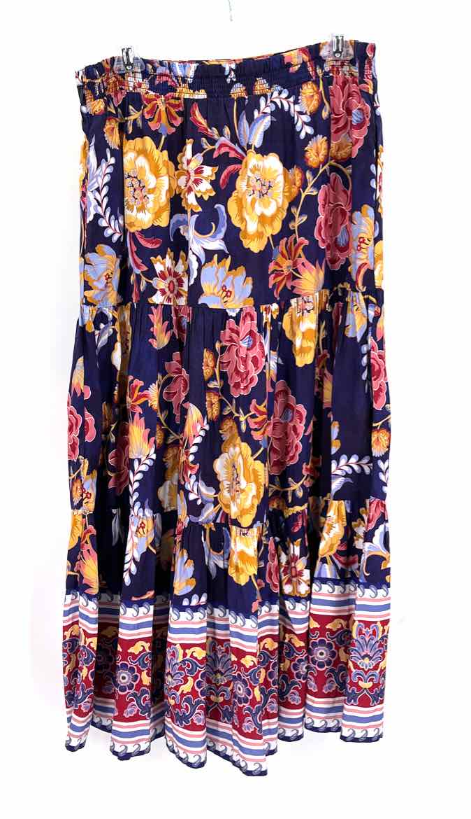 Size M SOFT SURROUNDINGS Multi-Color Skirt