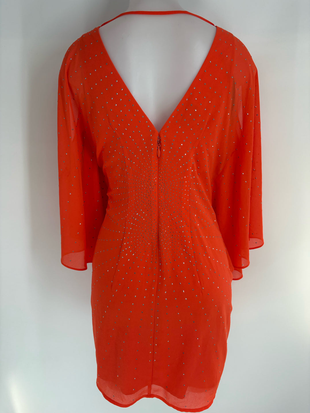 Size M BEBE Orange Dress
