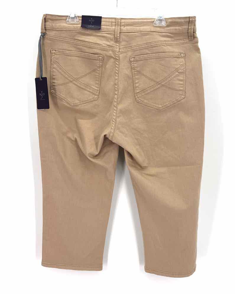 Size 14W NYDJ Tan Jeans