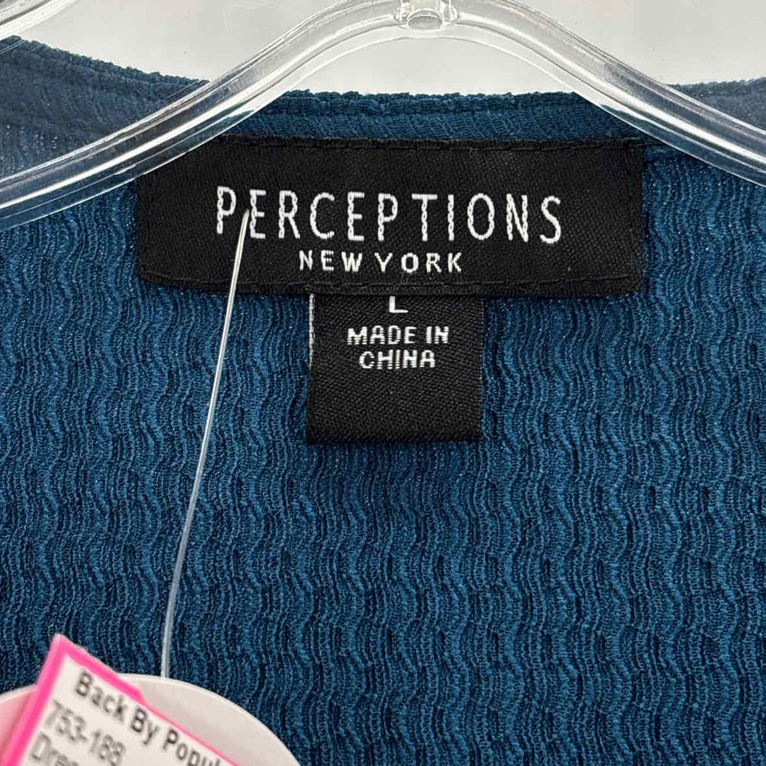 Size L Teal Knit Dress