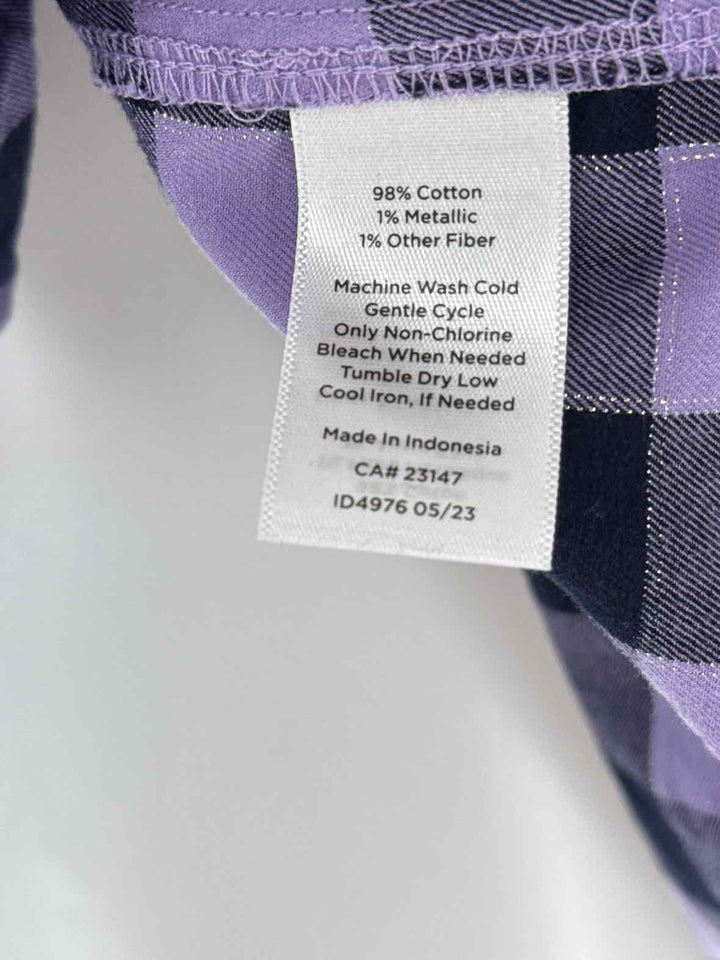 Size 10 Talbots Purple Shirt