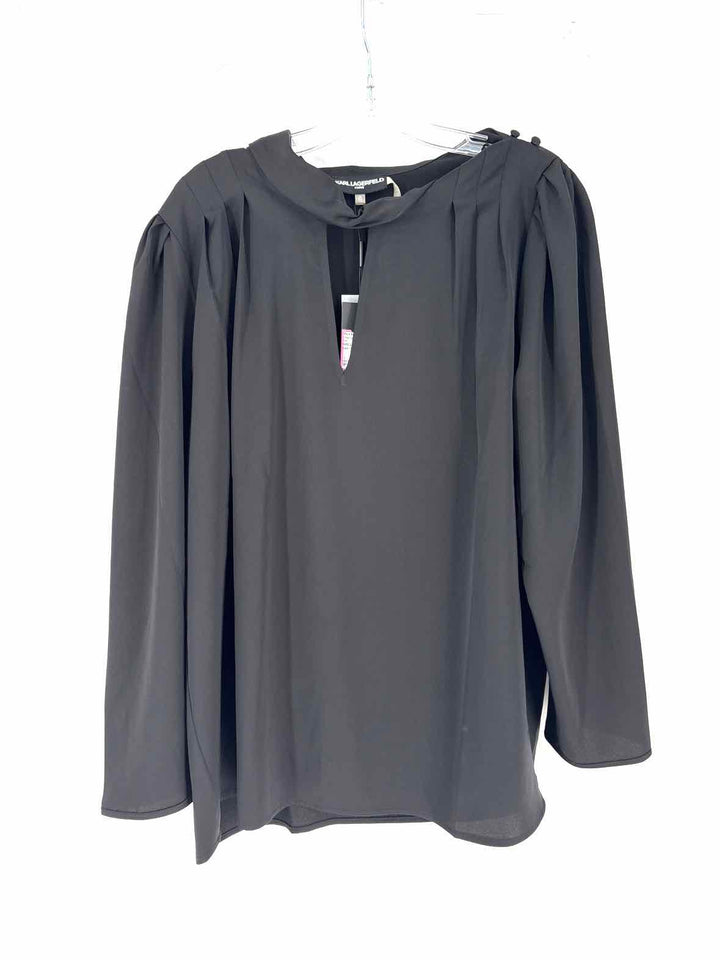 Size XL KARL LAGERFELD Black Shirt
