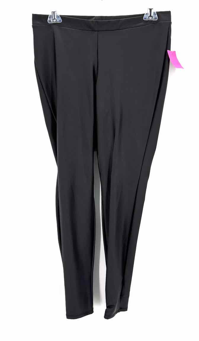 Size 00 Torrid Black Faux Leather Leggings