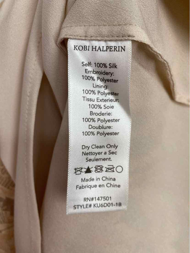 Size 8 KOBI HALPERIN Tan Dress