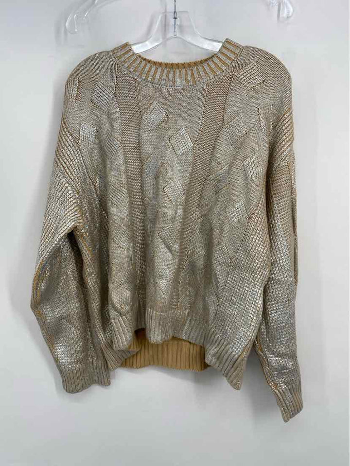 Size L Pistola Silver Sweater