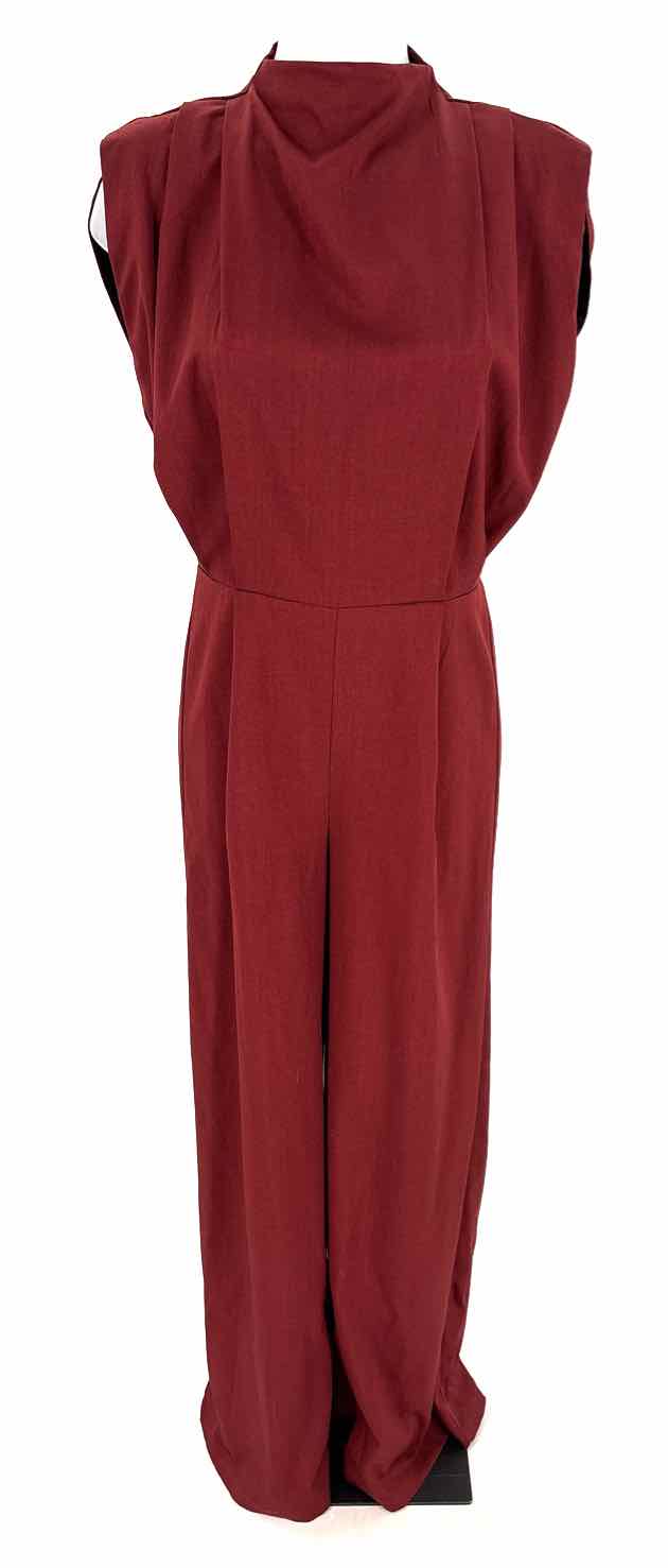 Size 6 Pretty Little Thing Burgundy Pants