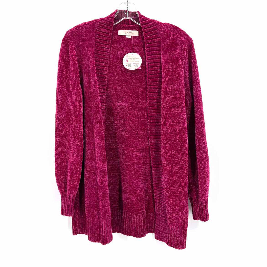 Size M LOFT Fuschia Knit Sweater