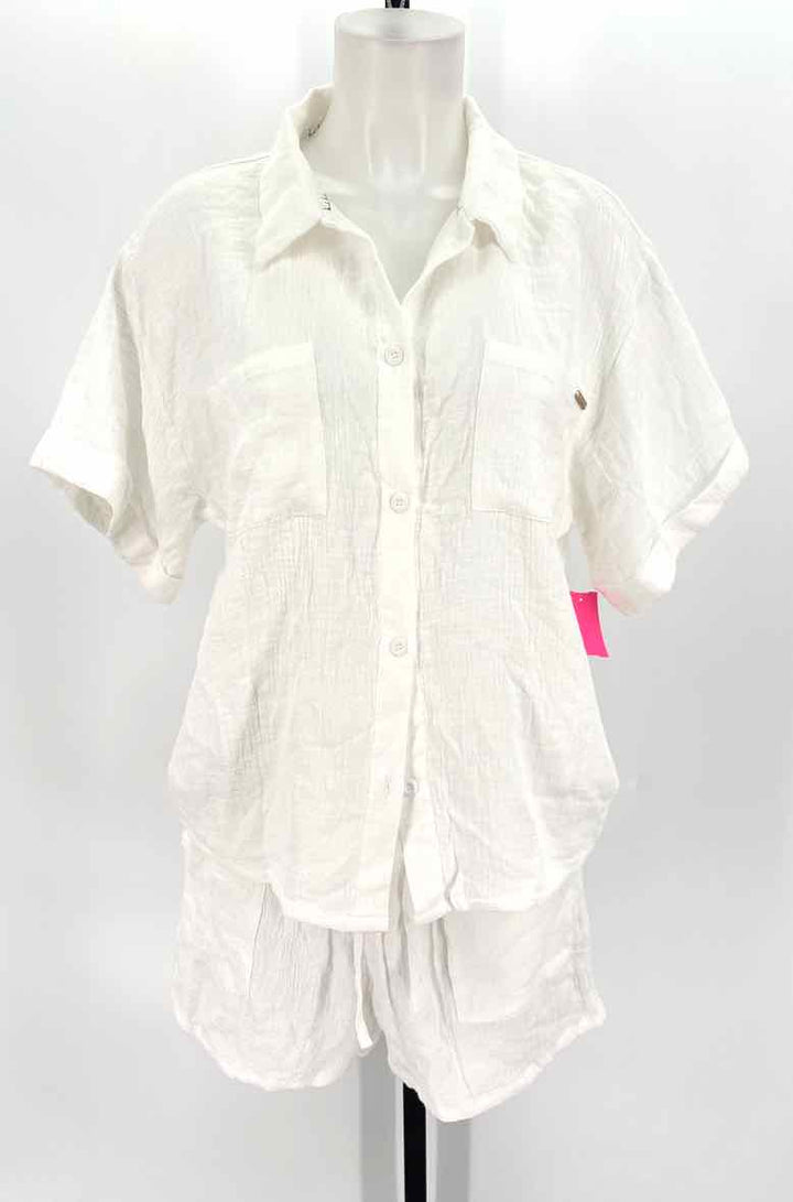 Size L NICOLE MILLER White Shirt