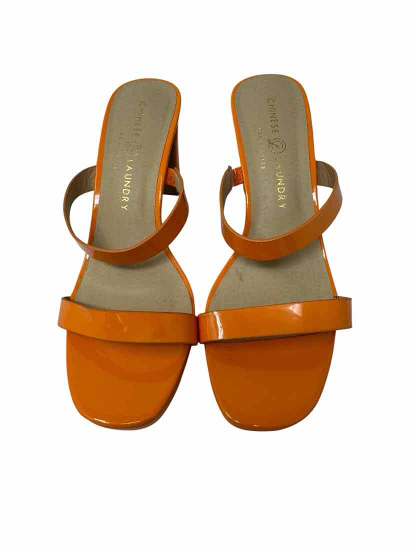 Shoe Size 7.5 CHINESE LAUNDRY Orange Sandals