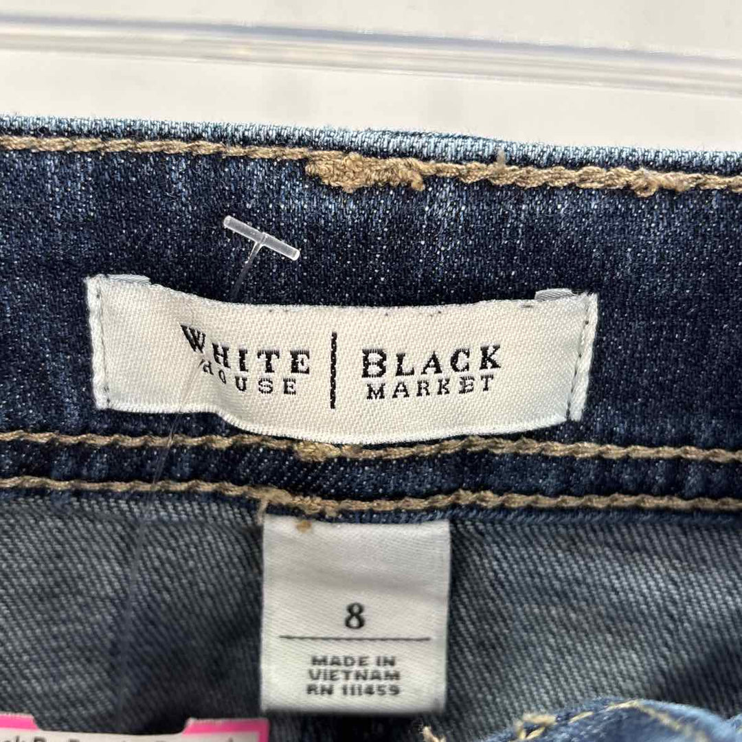 Size 8 White House Black Market Denim Skirt